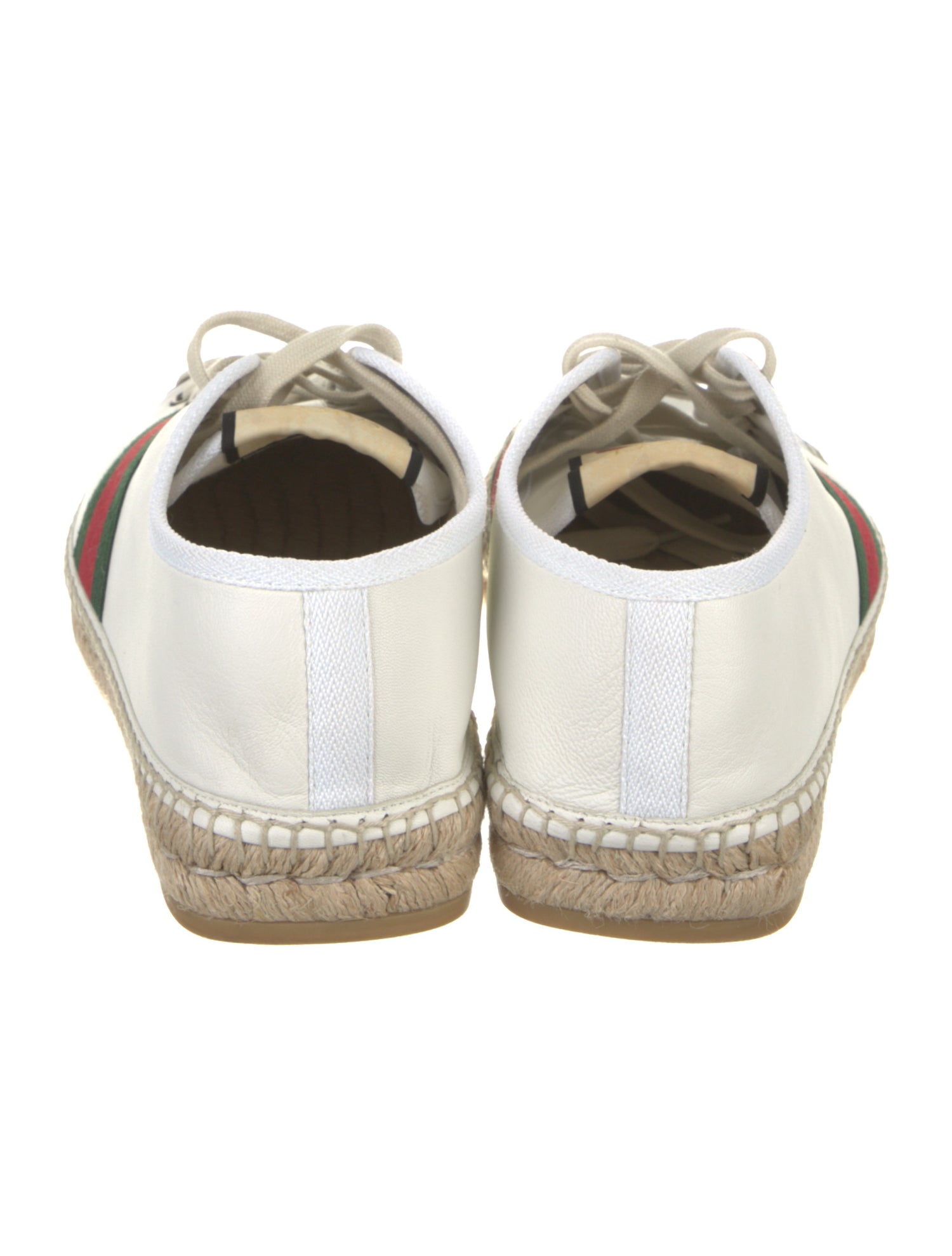 Gucci GG Canvas Leather Espadrille Sneakers